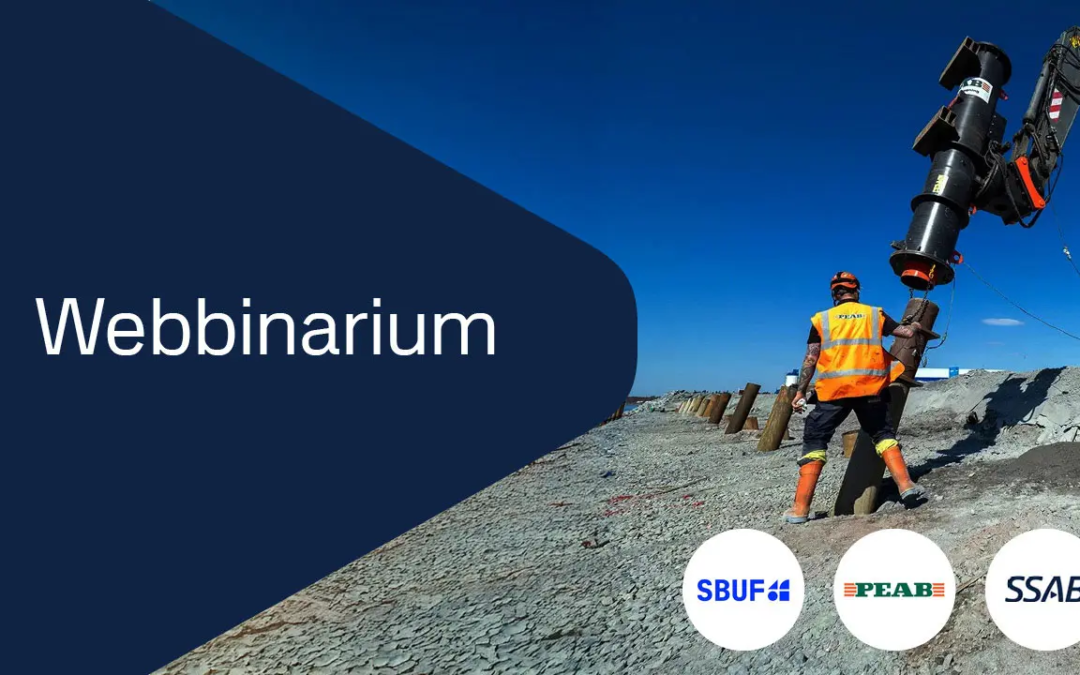 Kostnadsfritt webbinarium 6 FEB – Rapportresultat: Byggsektorn kan minska sina utsläpp från stål